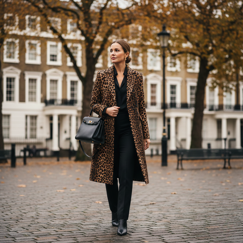 The Leopard Print Coat: Why This Bold UK Winter Trend Is Actually a Timeless Neutral
