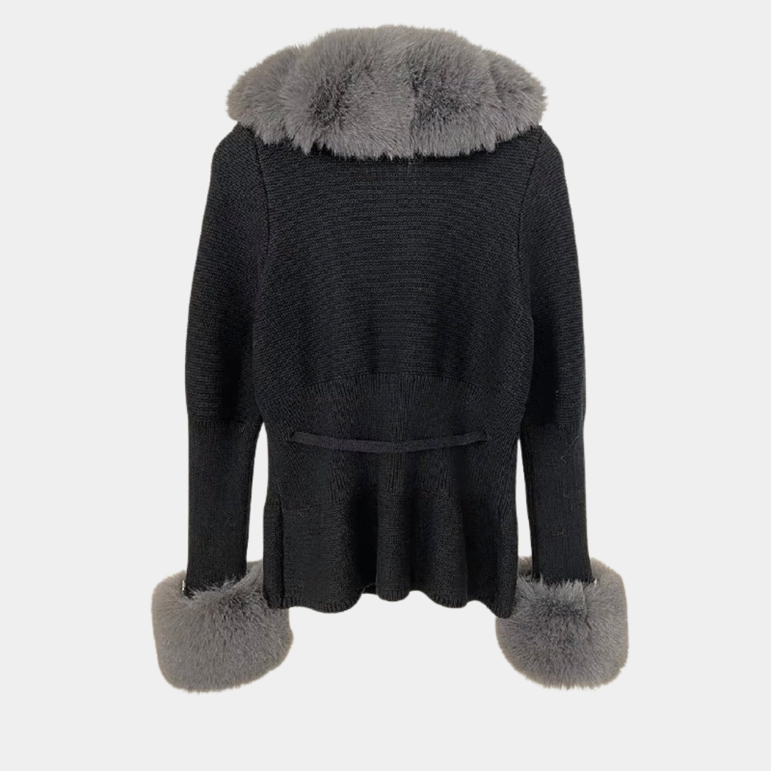 Murphy Mode | Women’s Faux Fur Cardigan