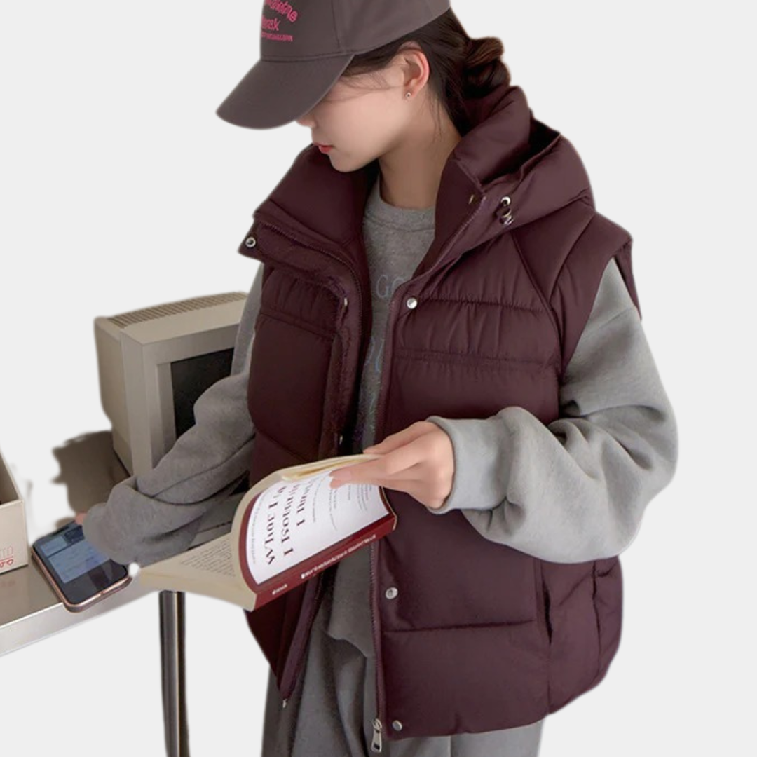 Murphy Mode | Women’s Thickened Plus Size Sleeveless Jacket Vest