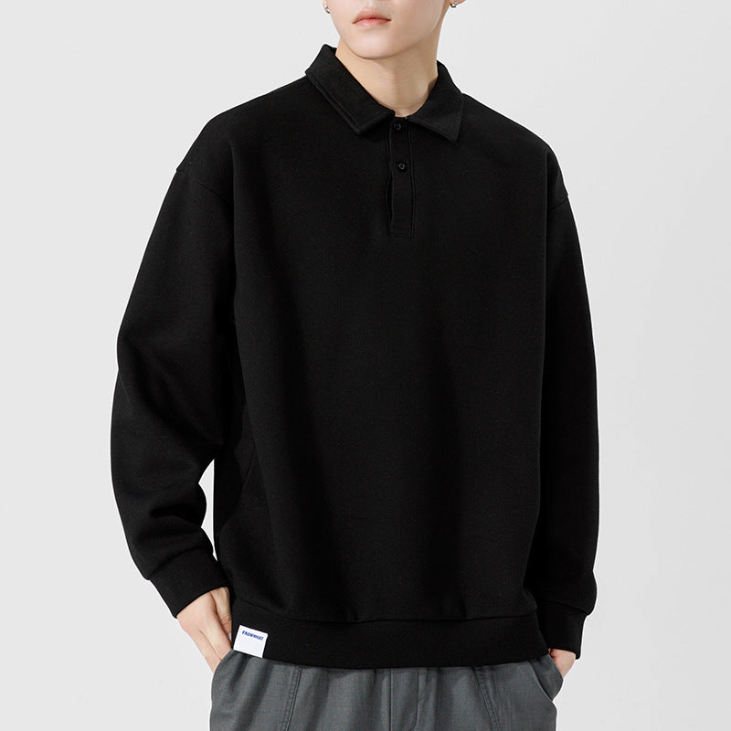 Murphy Mode | Men’s Polo Collar Thick Cotton Sweater