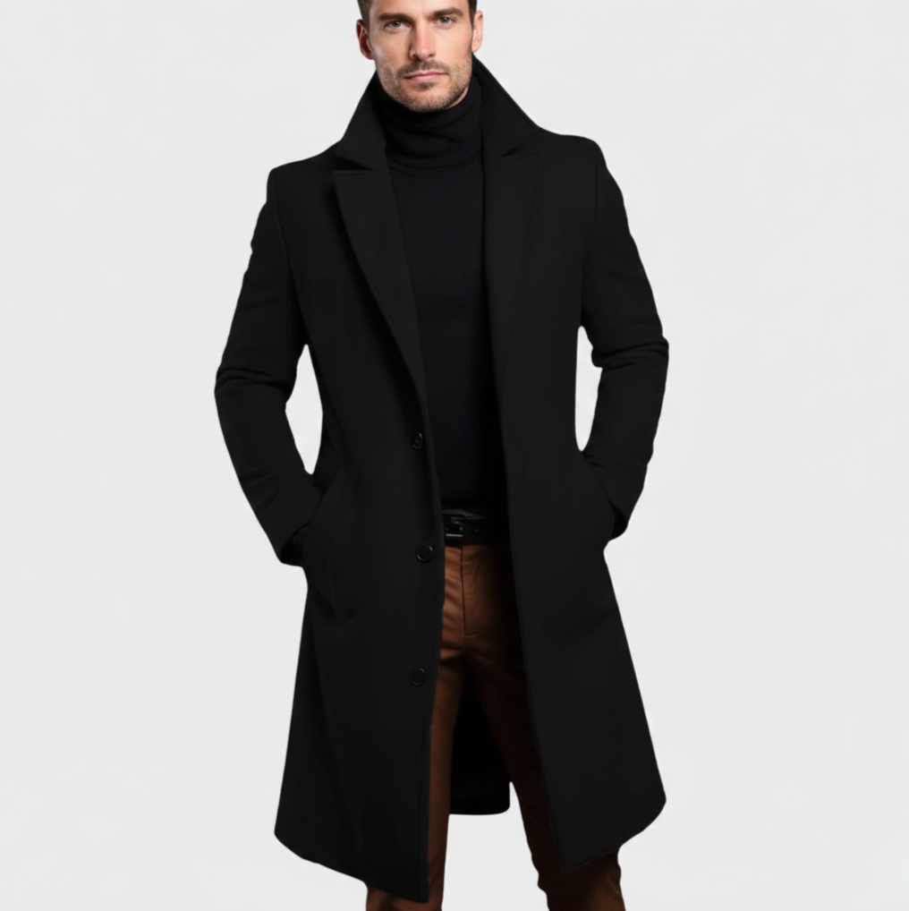 Murphy Mode | Men’s British Style Woolen Trench Coat