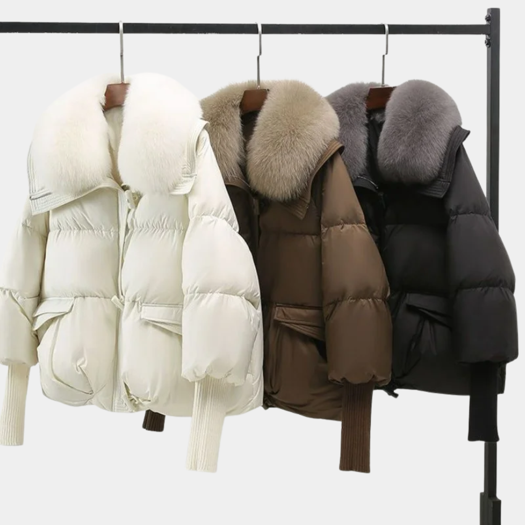 Murphy Mode | Women’s Down Cotton-Padded Fur Collar Winter Jacket