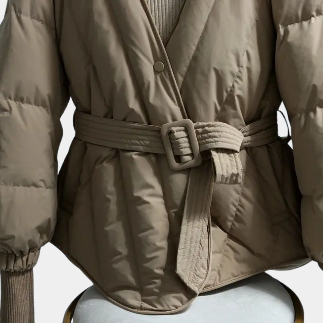 Murphy Mode | Women’s V-Neck Quilted Down Jacket