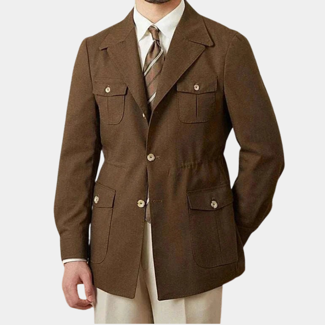 Murphy Mode | Men’s Linen Blend Casual Coat