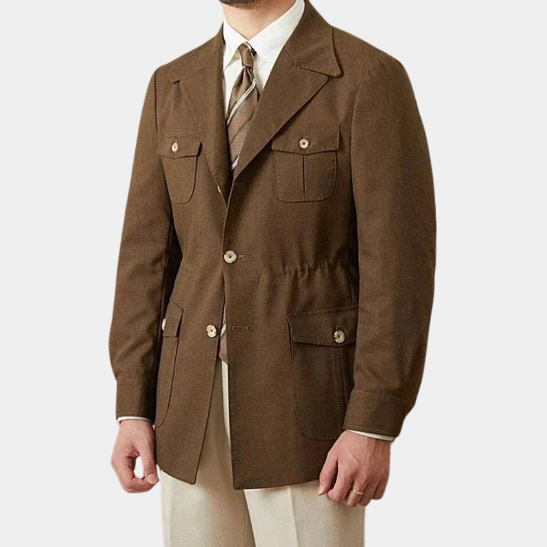 Murphy Mode | Men’s Linen Blend Casual Coat
