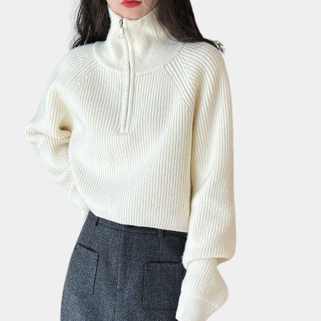 Murphy Mode | Half Zip Sweater for Women