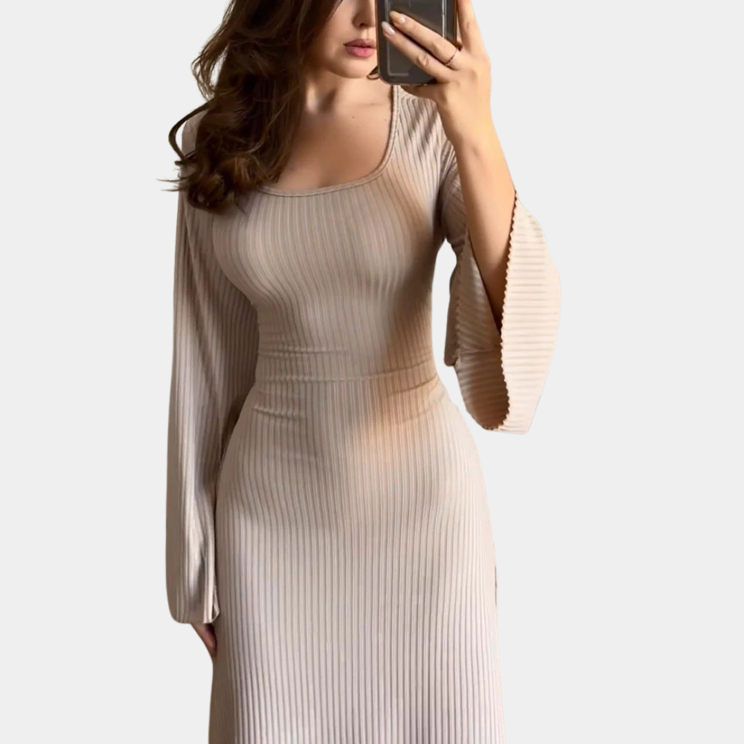 Murphy Mode | Women’s Long Sleeve Knitted Dress