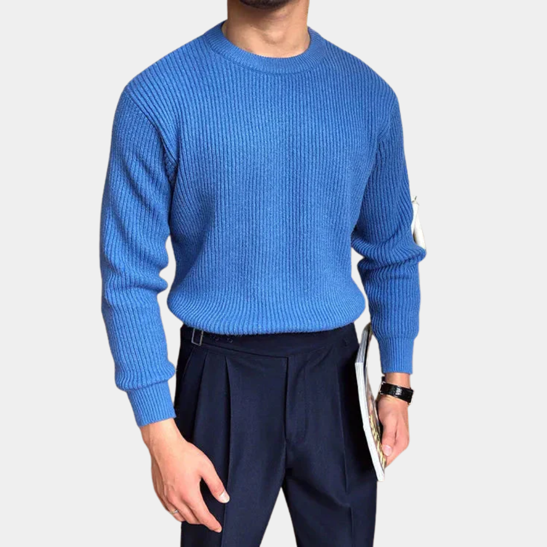 Murphy Mode | Men’s Knitted Round Neck Sweater