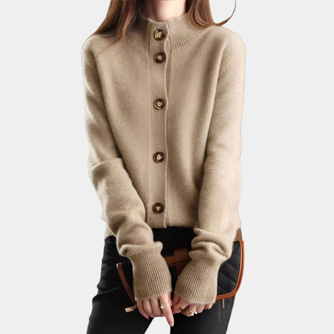 Murphy Mode | Women’s Stand Collar Knit Cardigan