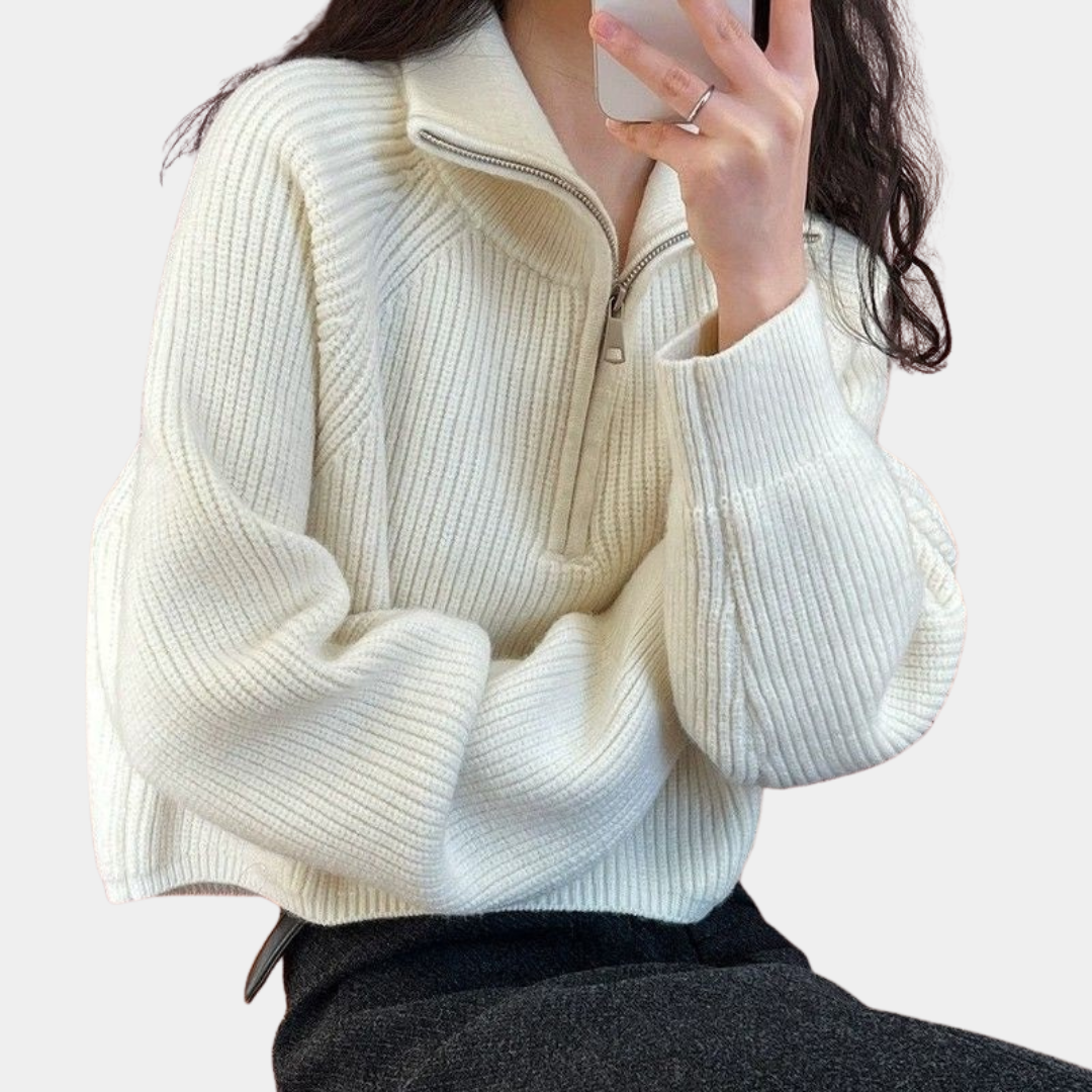 Murphy Mode | Half Zip Sweater for Women