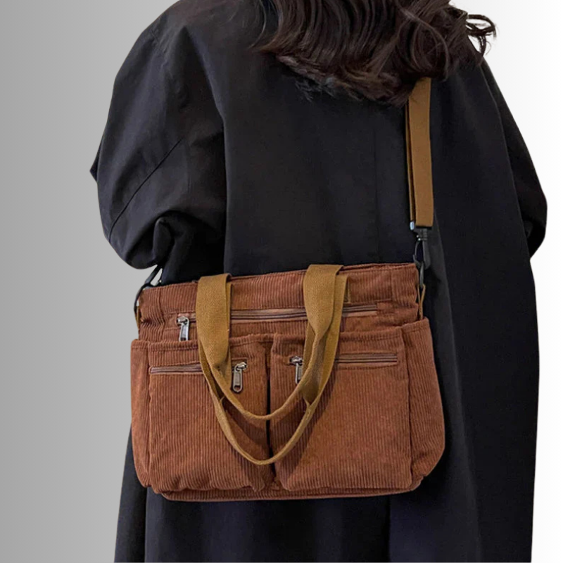 Murphy Mode | Casual Corduroy Shoulder Bag for Women