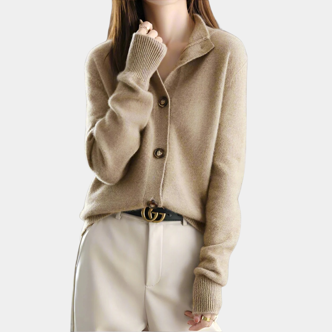 Murphy Mode | Women’s Stand Collar Knit Cardigan