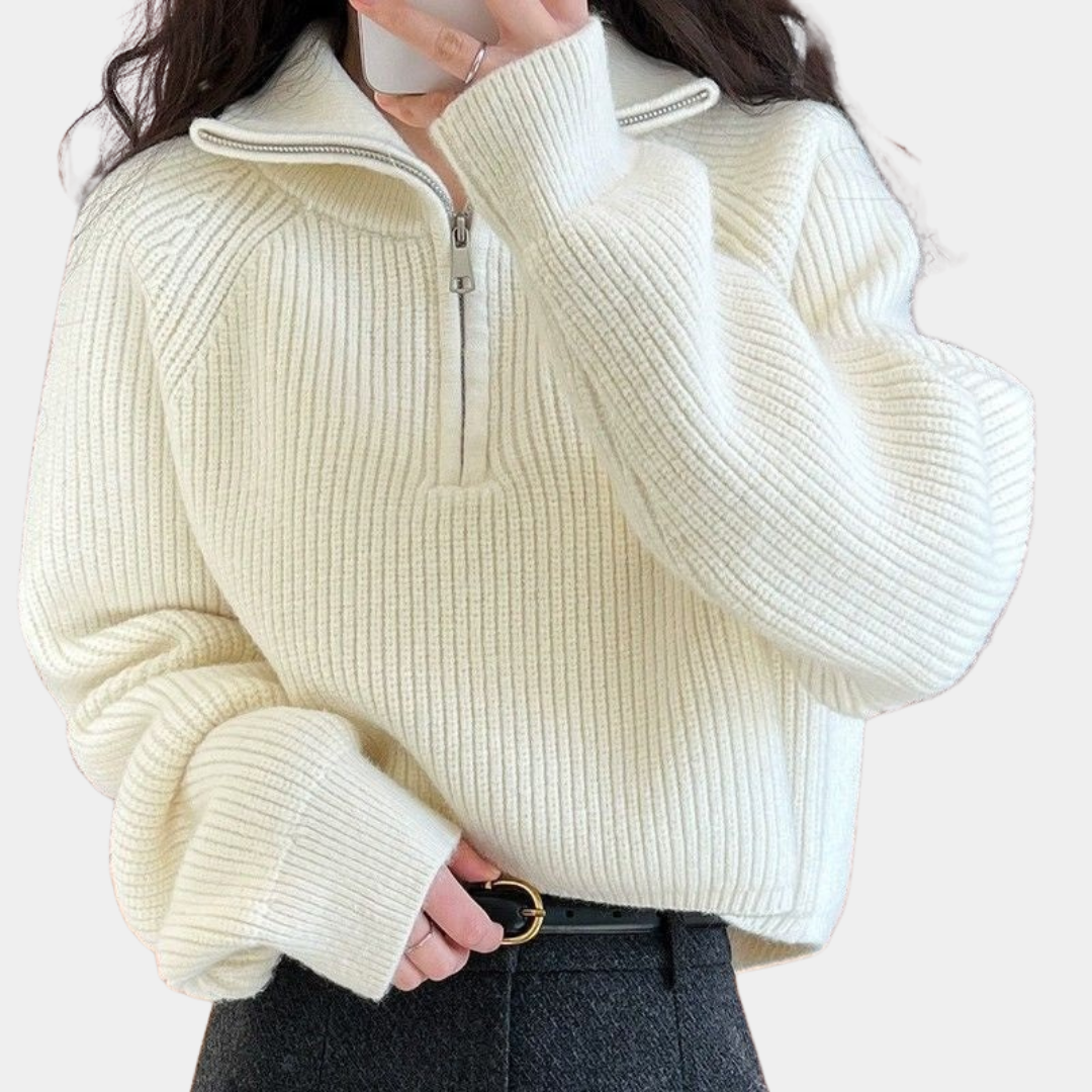 Murphy Mode | Half Zip Sweater for Women