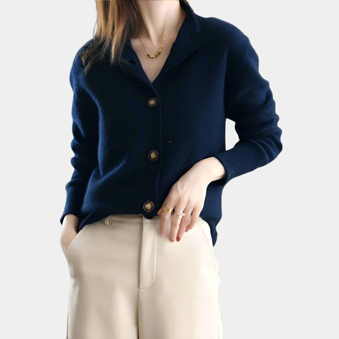 Murphy Mode | Women’s Stand Collar Knit Cardigan
