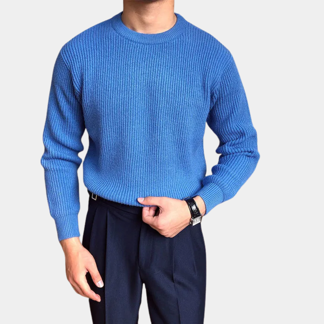 Murphy Mode | Men’s Knitted Round Neck Sweater