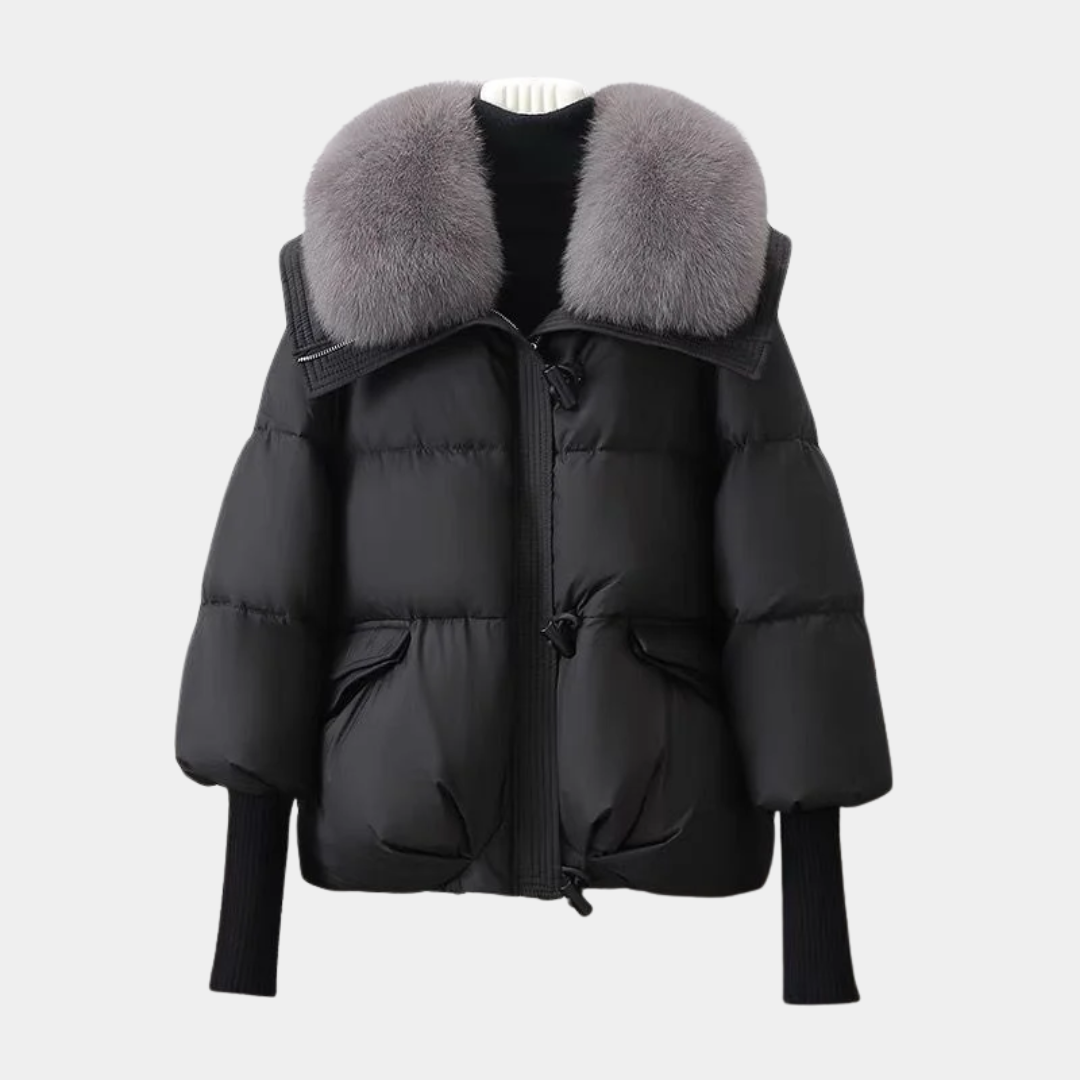 Murphy Mode | Women’s Down Cotton-Padded Fur Collar Winter Jacket