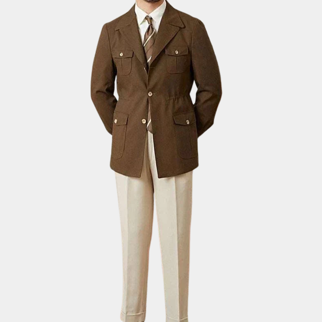 Murphy Mode | Men’s Linen Blend Casual Coat