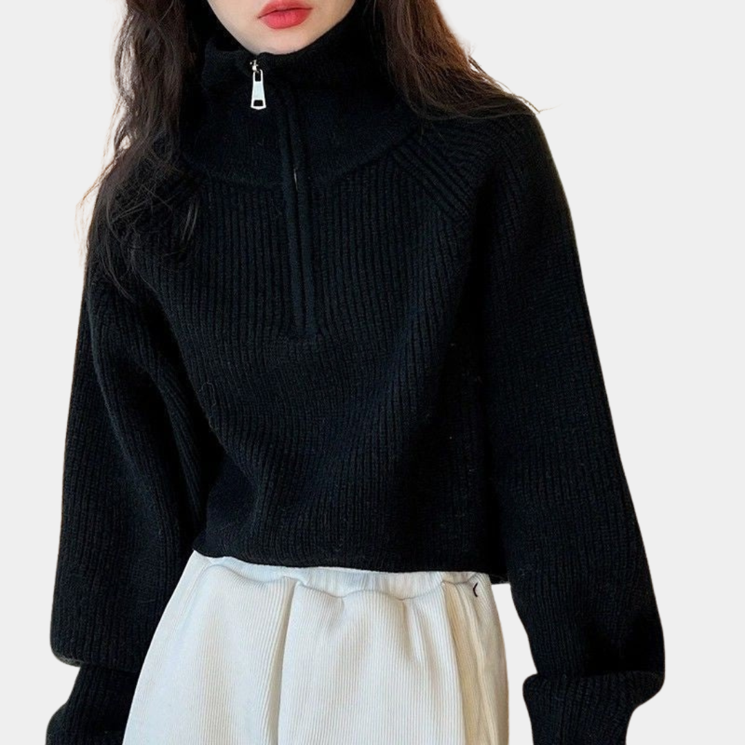 Murphy Mode | Half Zip Sweater for Women