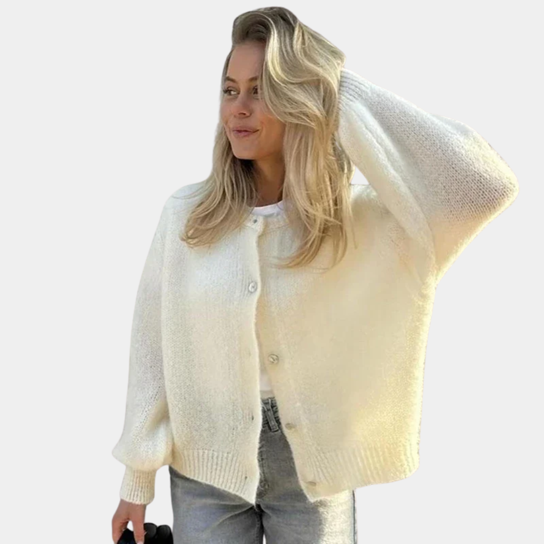 Murphy Mode | Women’s Soft Knitted Cardigan with Buttons