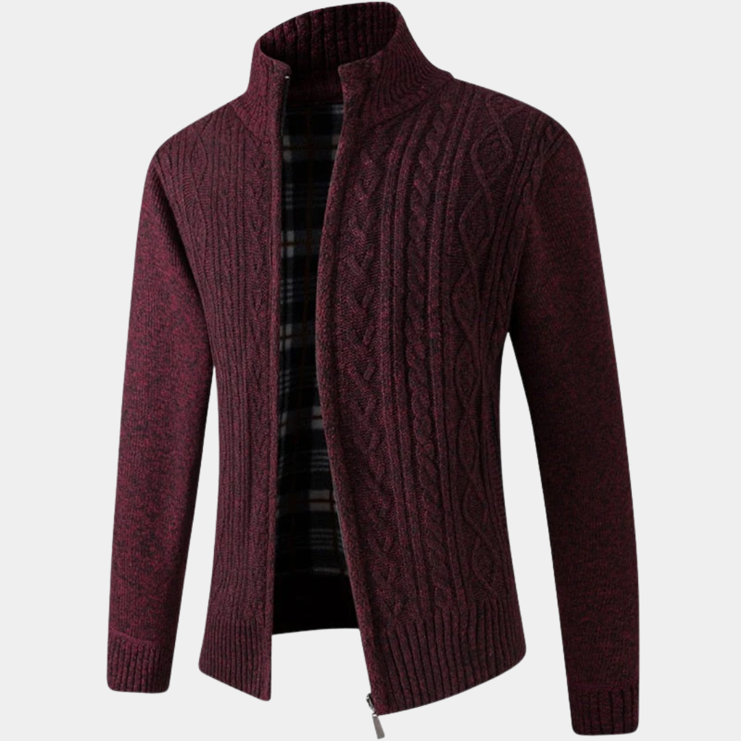 Murphy Mode | Men’s Stand Collar Zipper Cardigan