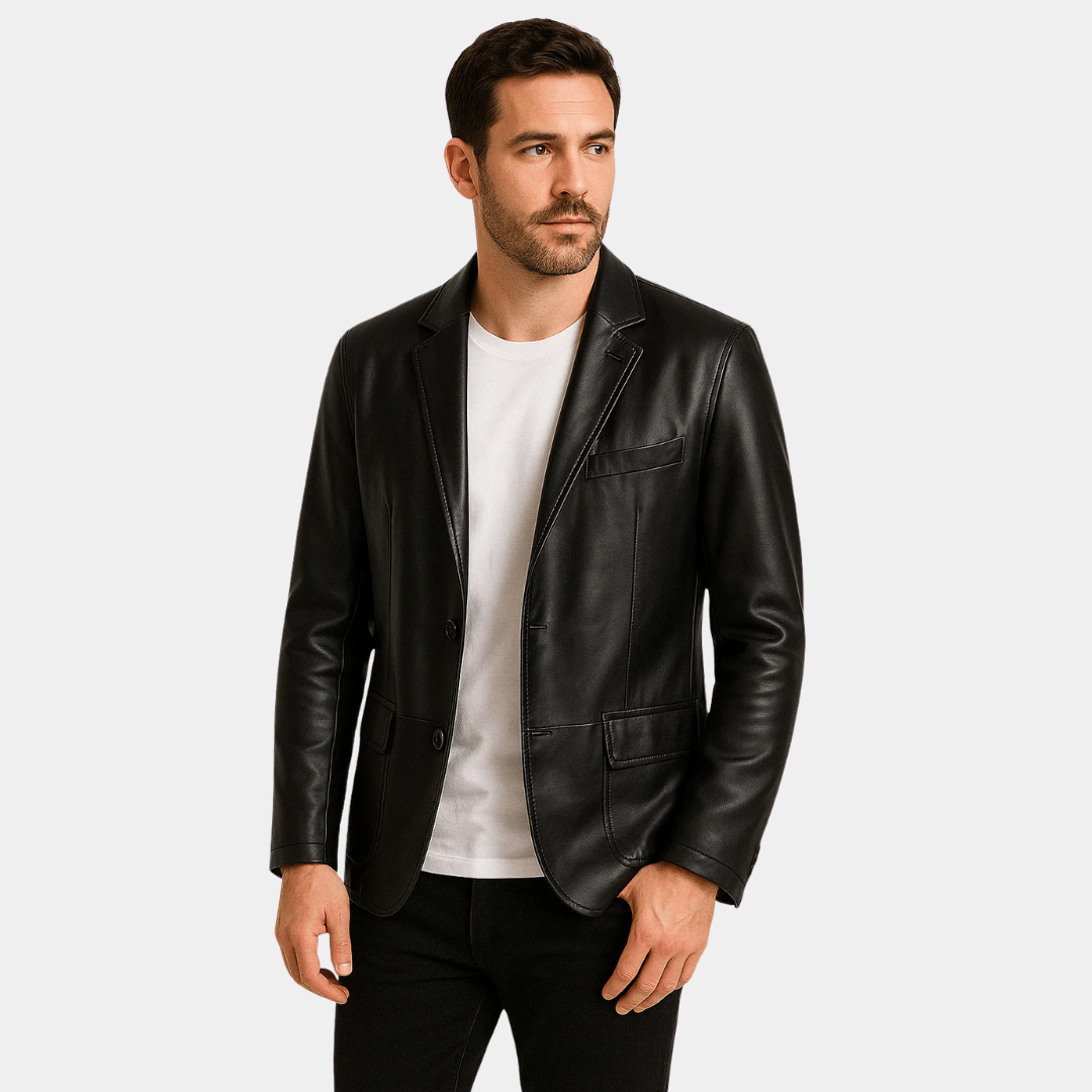 Murphy Mode | Men’s Thin Leather Jacket