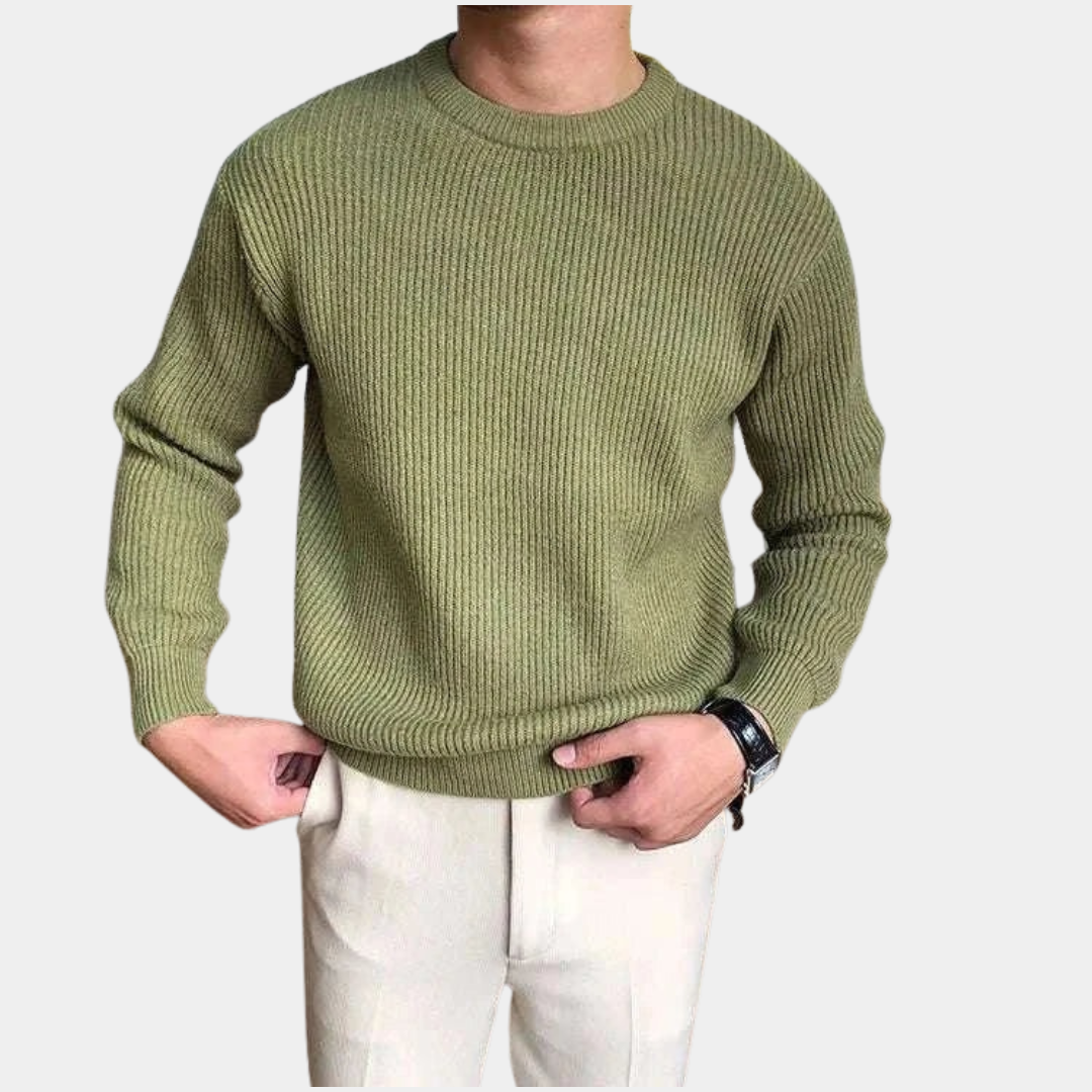 Murphy Mode | Men’s Knitted Round Neck Sweater