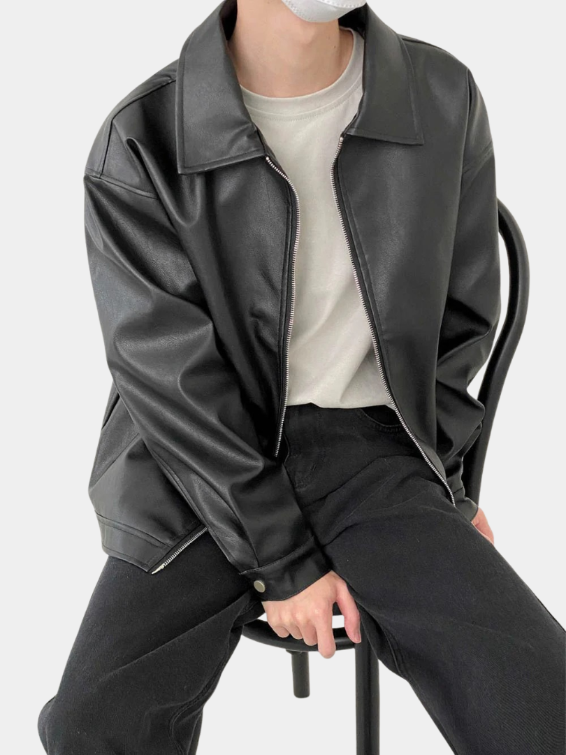 Murphy Mode | Casual Leather Jacket Men