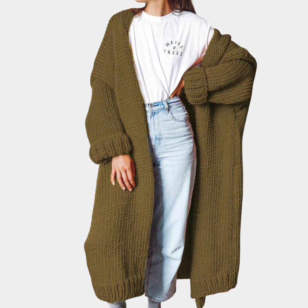 Murphy Mode | Women’s Long Loose Knit Cardigan