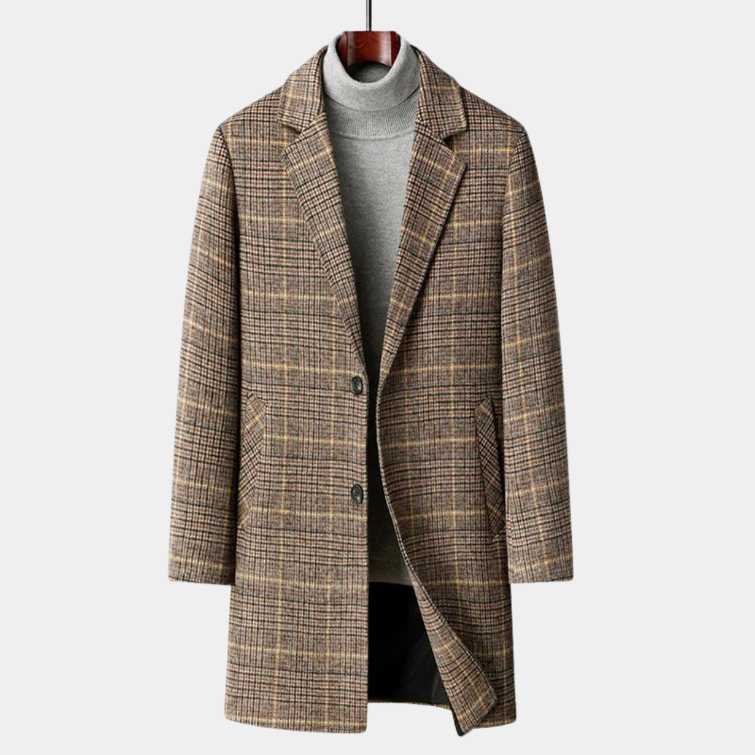 Murphy Mode | Checked Wool Coat Women