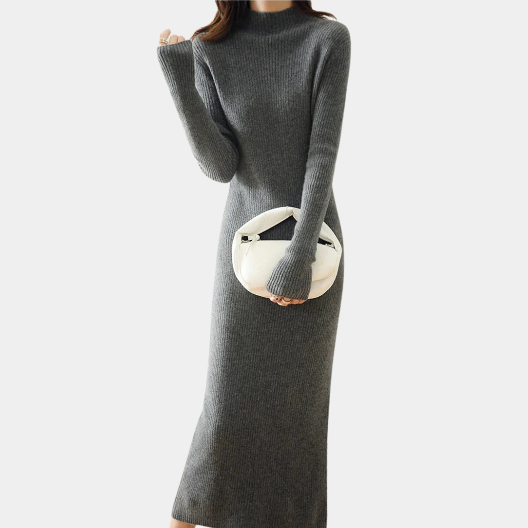 Murphy Mode | Women’s Slim Fit Knitted Wool Dress