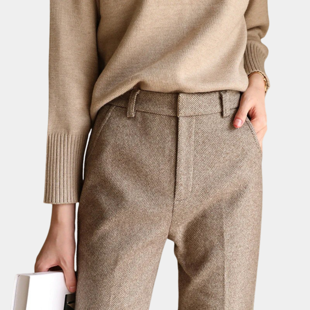 Murphy Mode | Women’s Slim Straight Casual Trousers