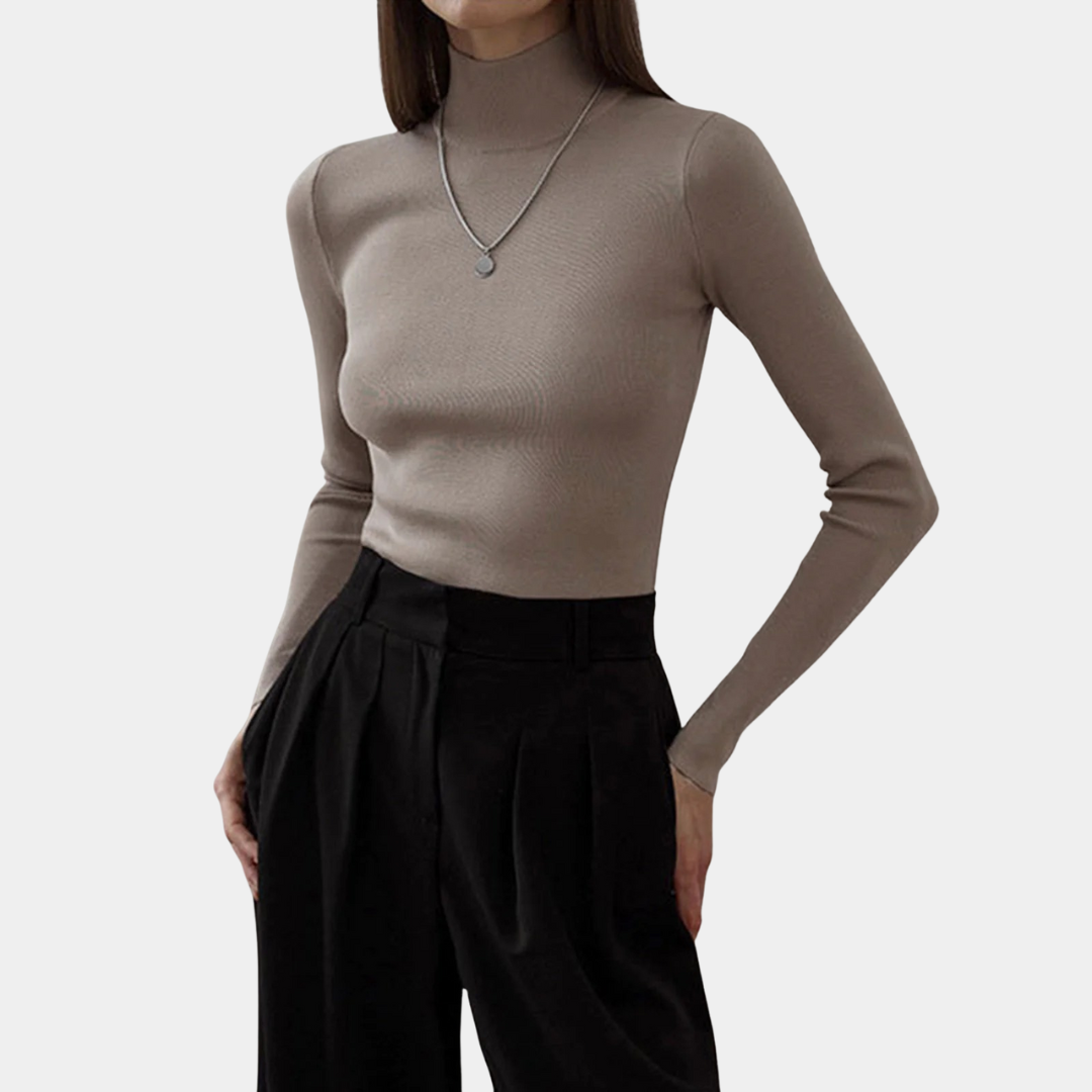 Murphy Mode | Turtleneck Top women with Long Sleeve