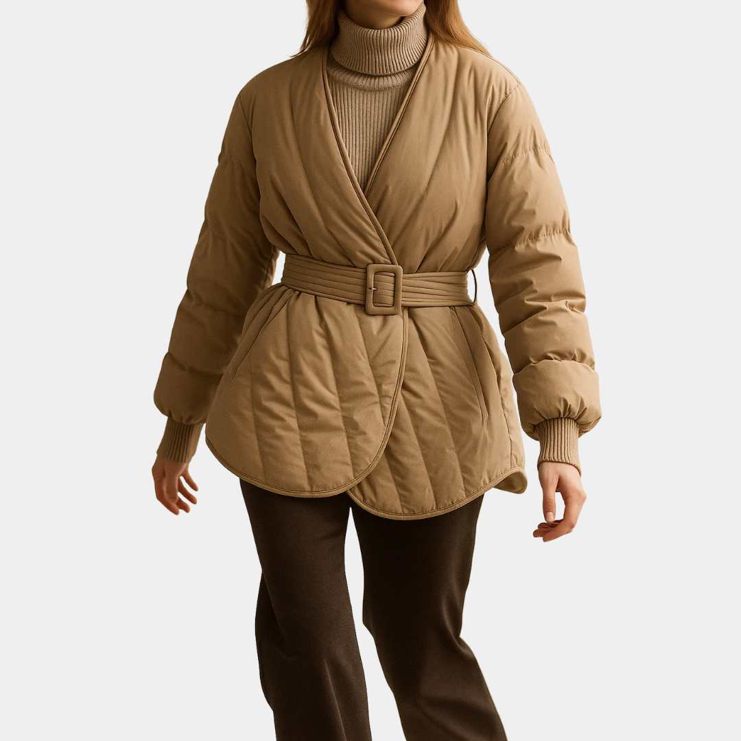 Murphy Mode | Women’s V-Neck Quilted Down Jacket