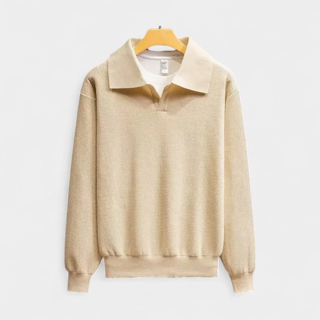 Murphy Mode | Men’s Knitted Polo Sweater