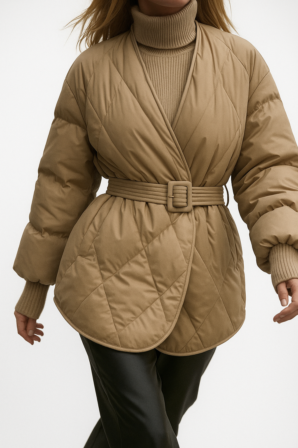 Murphy Mode | Women’s V-Neck Quilted Down Jacket