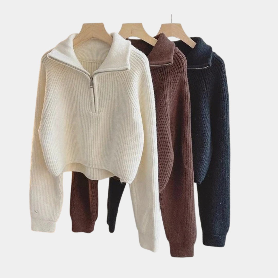 Murphy Mode | Half Zip Sweater for Women