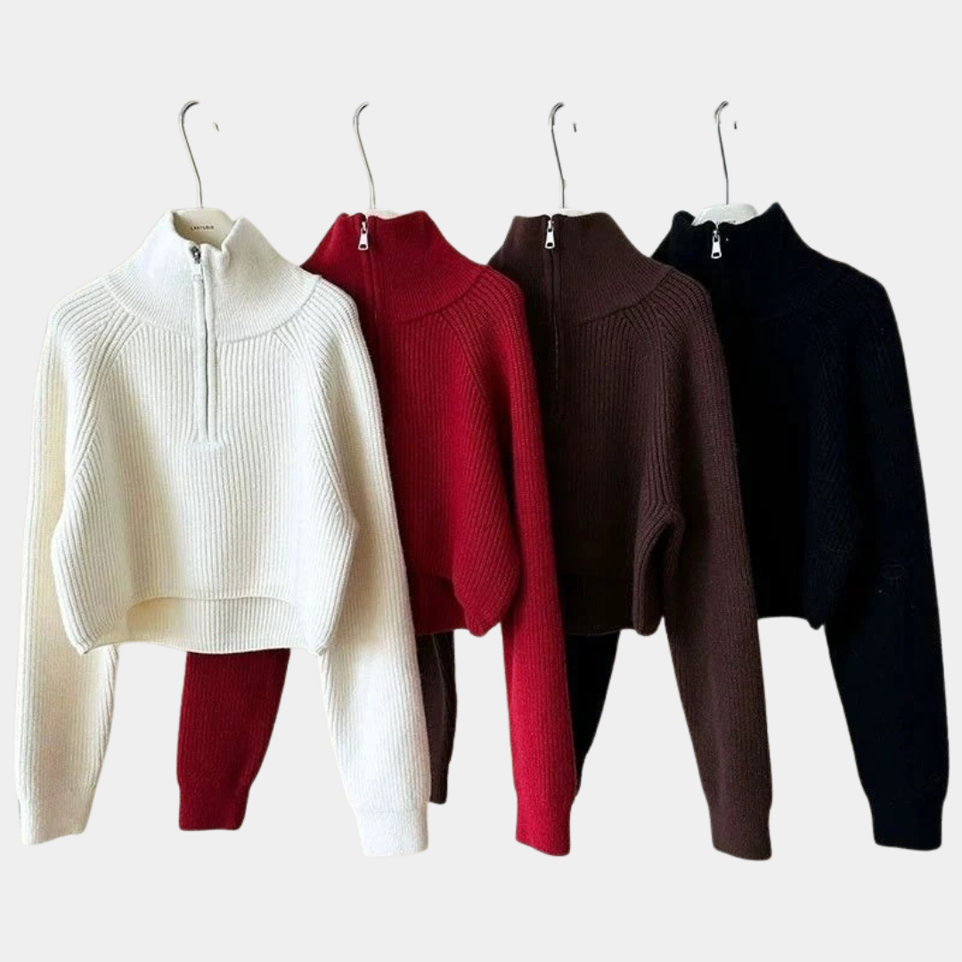 Murphy Mode | Half Zip Sweater for Women