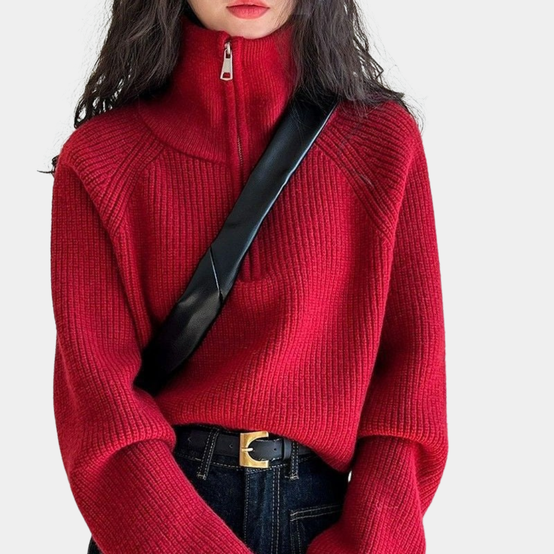 Murphy Mode | Half Zip Sweater for Women