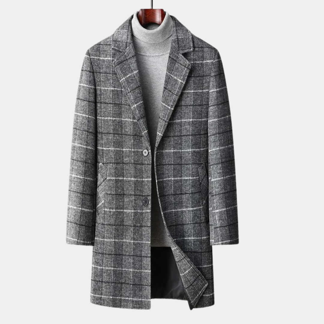 Murphy Mode | Checked Wool Coat Women
