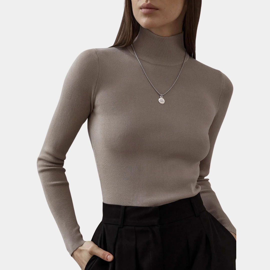 Murphy Mode | Turtleneck Top women with Long Sleeve