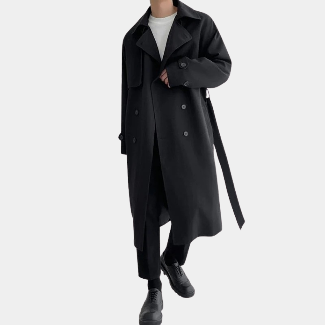 Murphy Mode | Mid-length Trench Coat Men