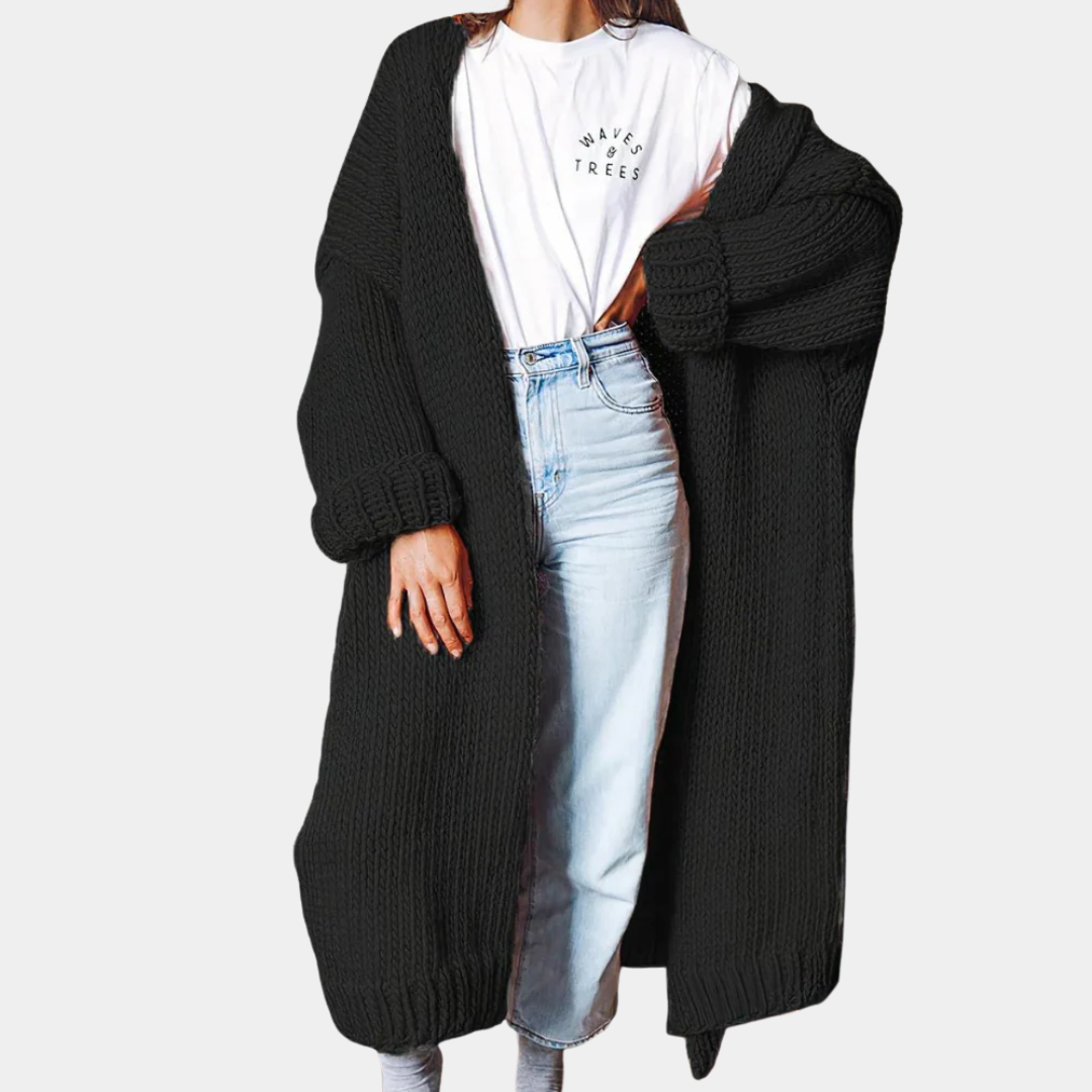 Murphy Mode | Women’s Long Loose Knit Cardigan