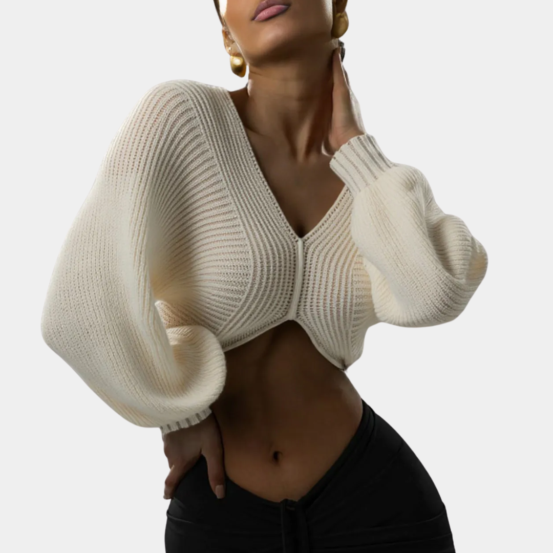 Murphy Mode | Crop Knit Sweater for Women