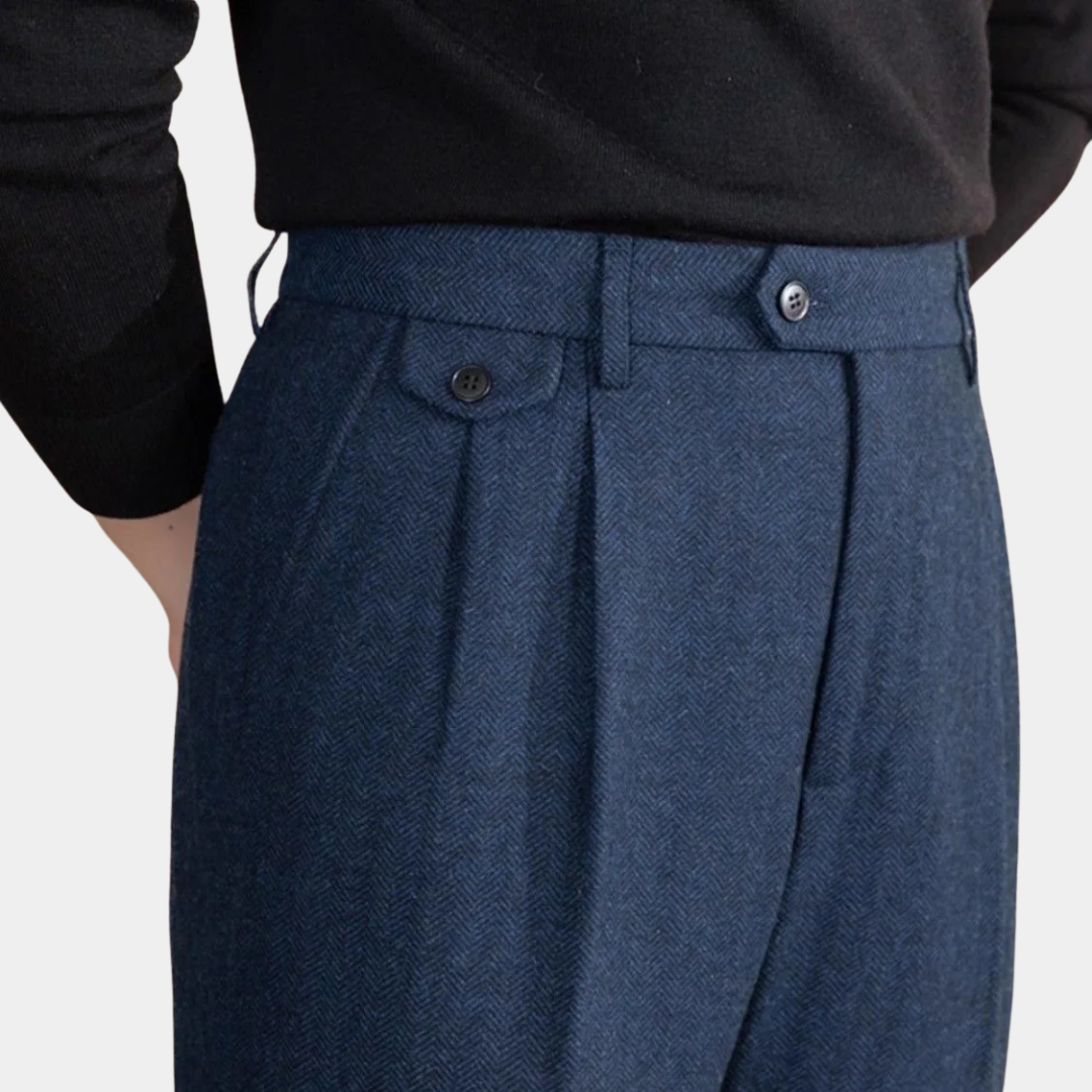 Murphy Mode Studio | Men Dress Trousers Straight Leg Formal Business Suit