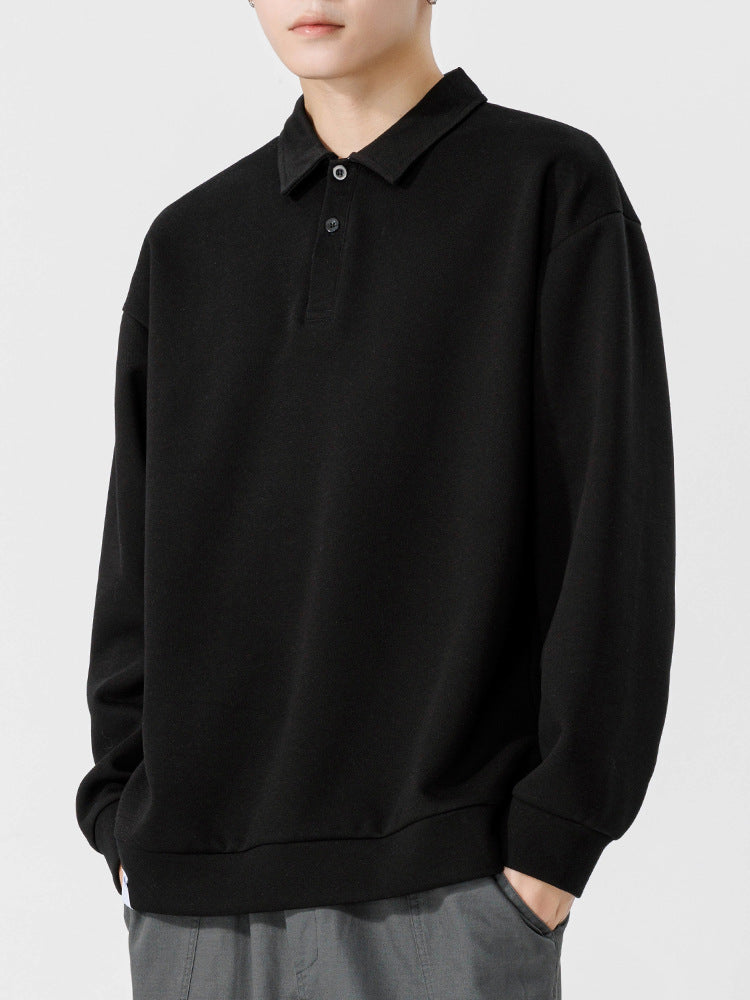Murphy Mode | Men’s Polo Collar Thick Cotton Sweater