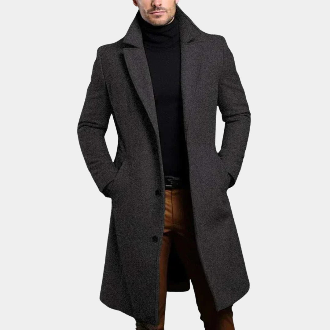 Murphy Mode | Men’s British Style Woolen Trench Coat