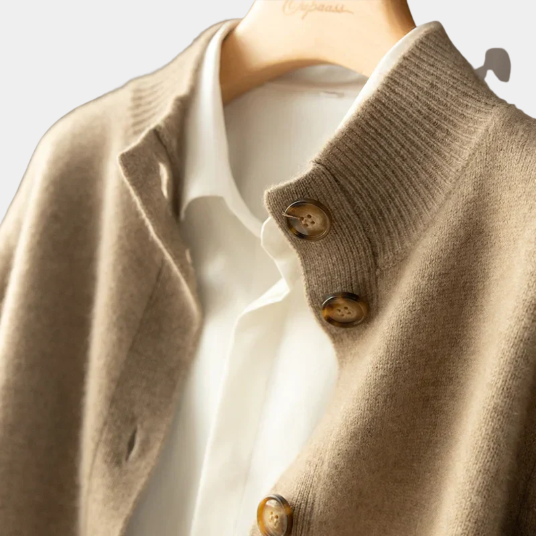 Murphy Mode | Women’s Stand Collar Knit Cardigan