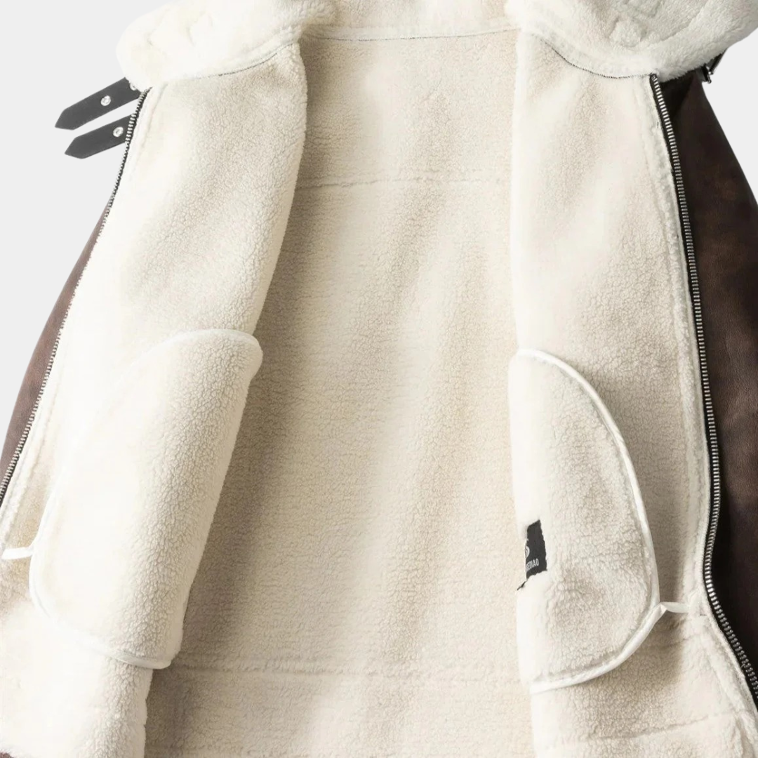 Murphy Mode Studio | Leather Aviator Jacket Men