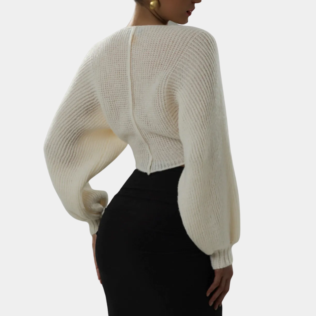 Murphy Mode | Crop Knit Sweater for Women