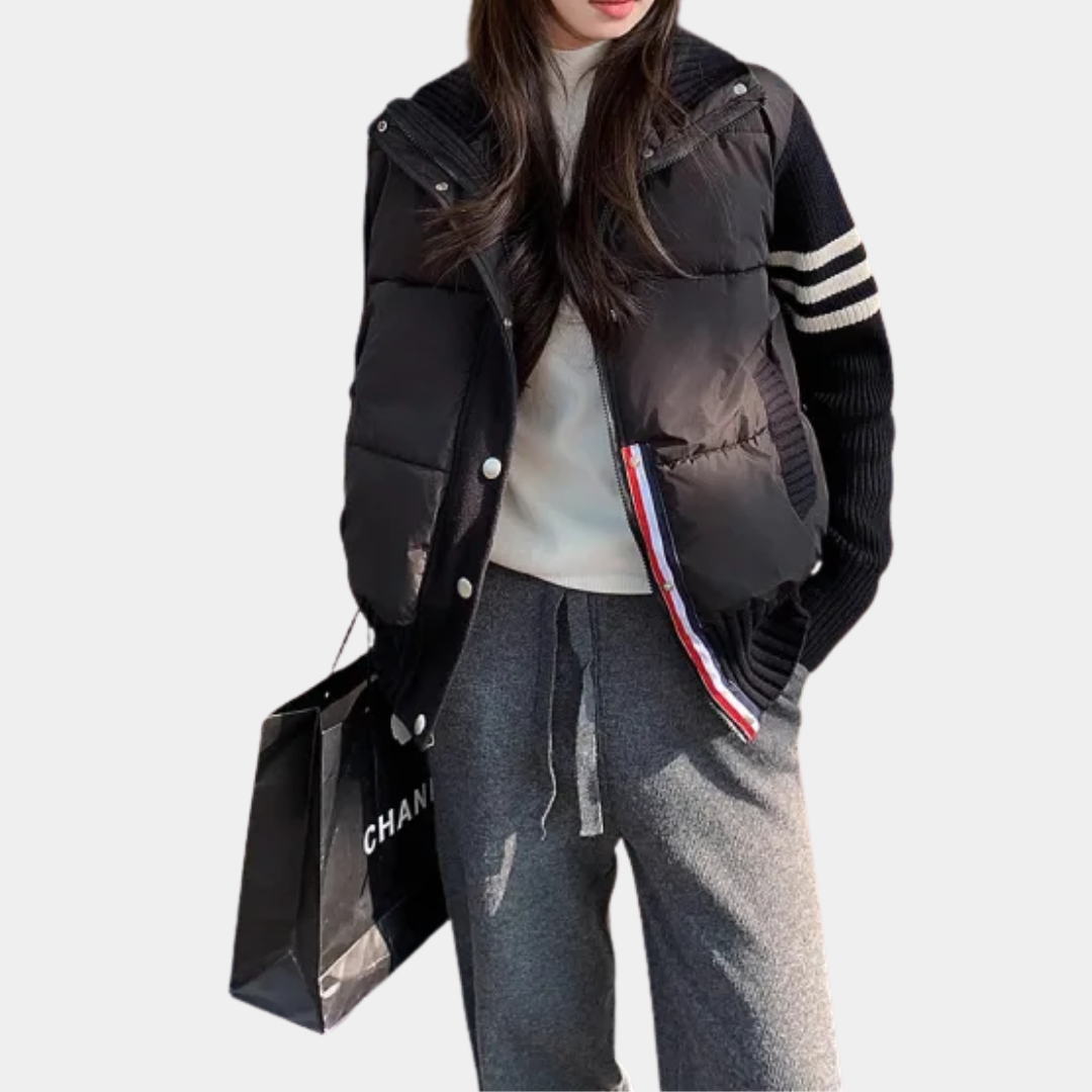 Murphy Mode | Knitted Hybrid Puffer Jacket Women